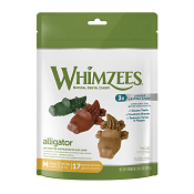 Whimzees Edible Alligator Dental Chew Bag